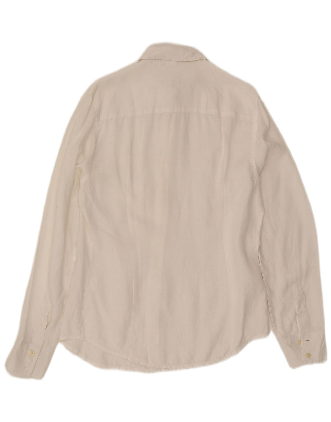 Calvin Klein Jeans Chemise Homme Lin Blanc Moyen