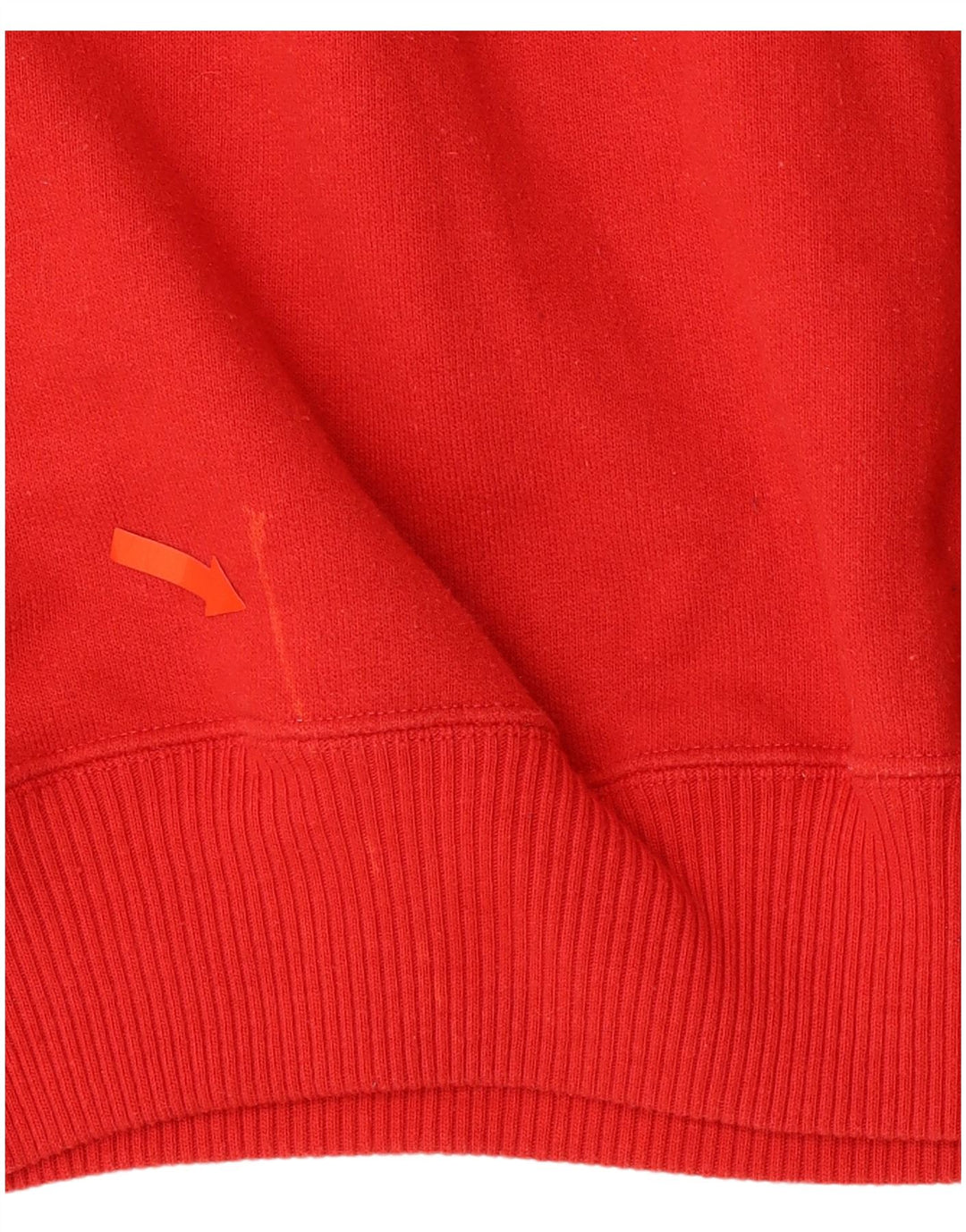 JOY Sweat-shirt à col zippé pour femme UK 10 Petit coton rouge