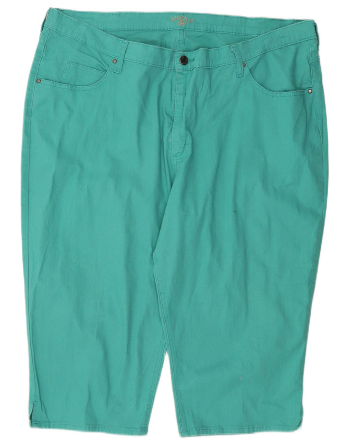 Lee Pantalon Capri Riders Femme W44 L18 Turquoise