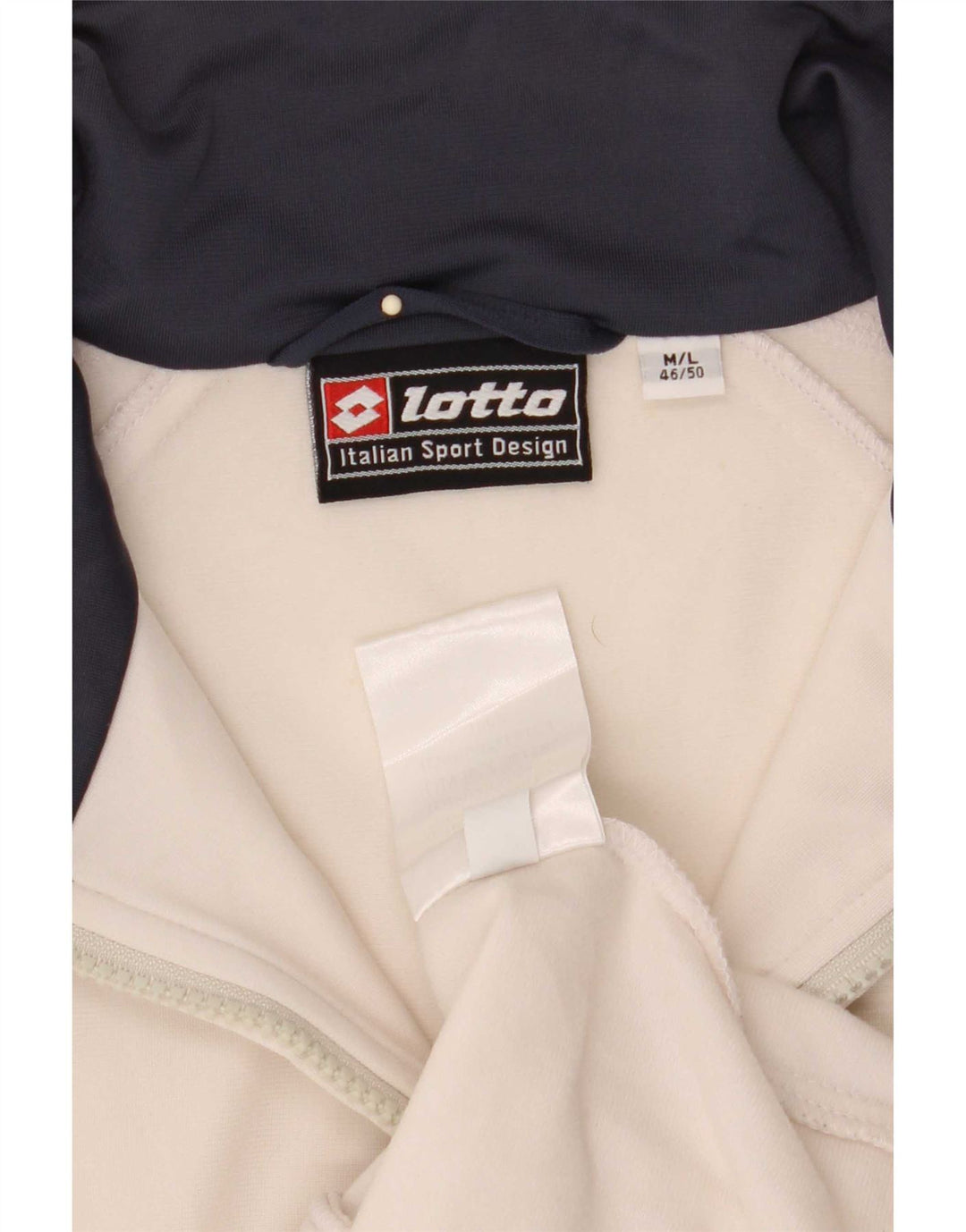 Lotto Veste de Survêtement Homme IT 46/50 Blanc Moyen Polyester Colorblock