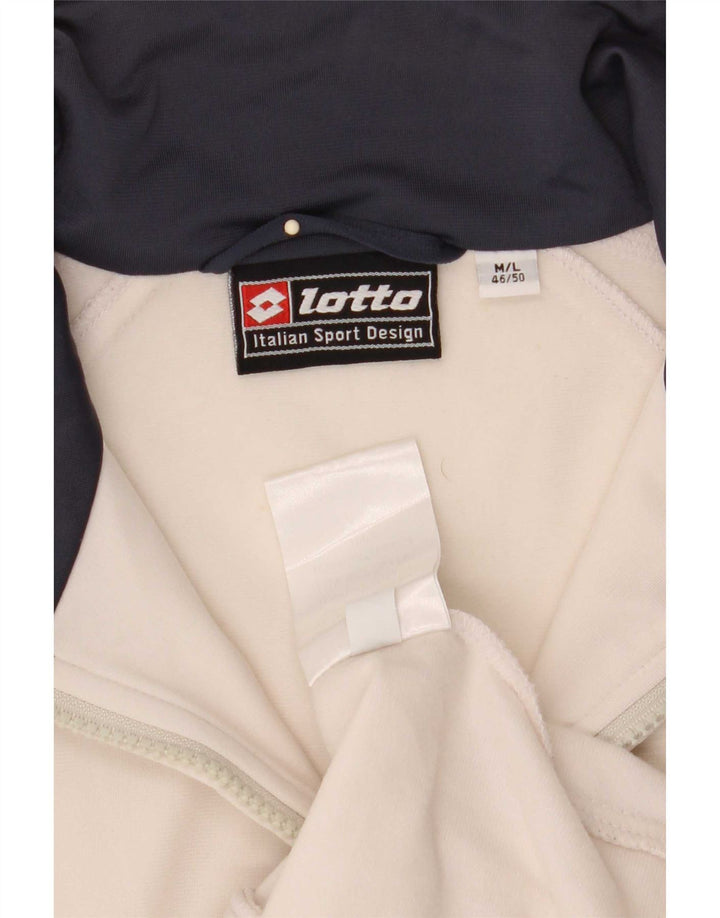 Lotto Veste de Survêtement Homme IT 46/50 Blanc Moyen Polyester Colorblock