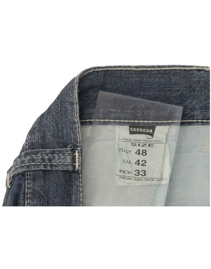 Carrera Short en Jean IT 48 Medium W33 Bleu Coton Homme