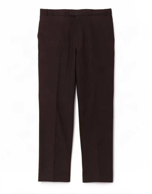 Marks & Spencer Pantalon de costume droit pour homme W40 L31 Laine noire