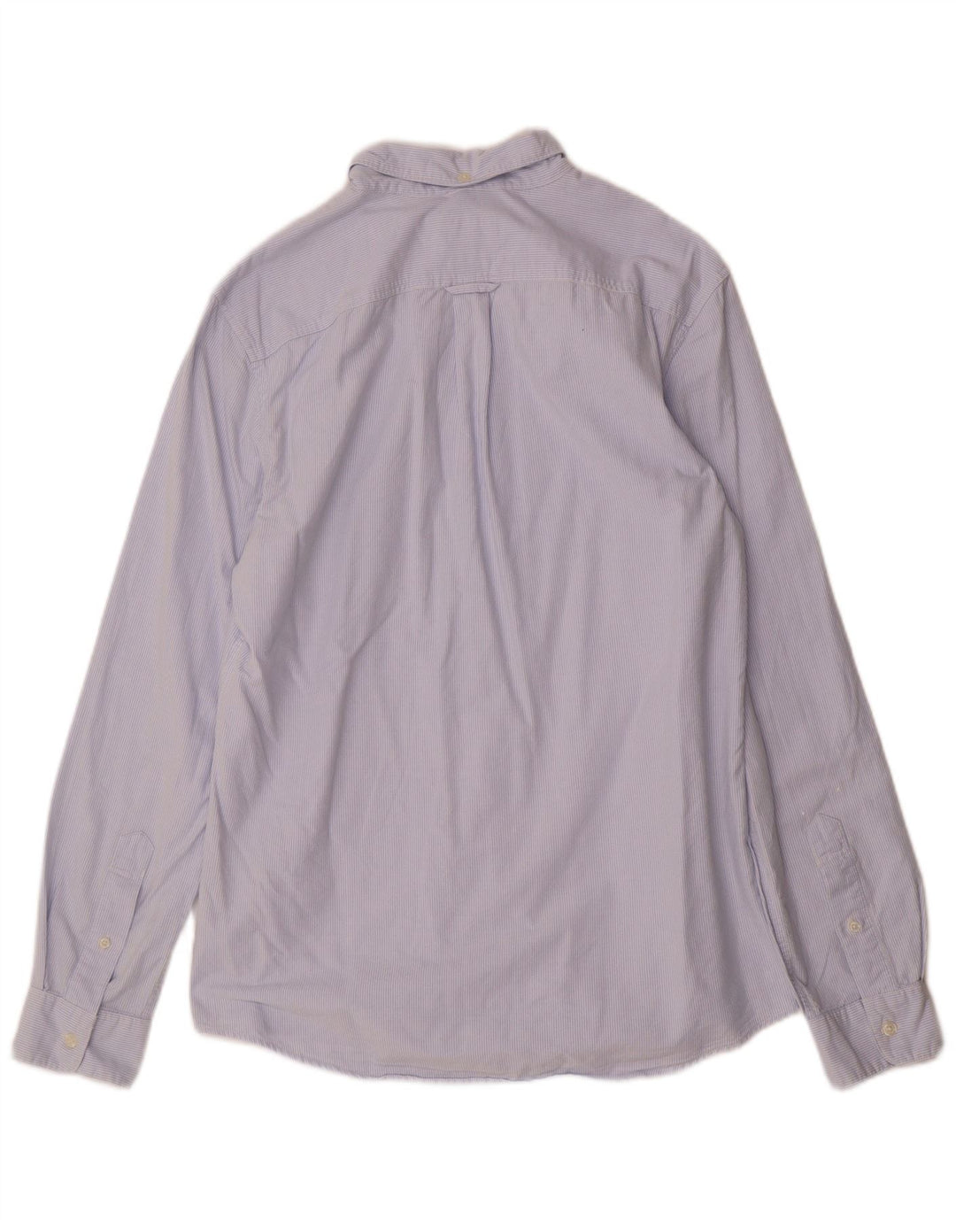 Jack Wills Chemise classique pour homme en coton à fines rayures bleu moyen