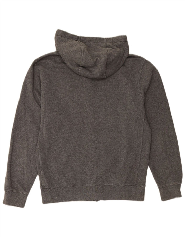 NIKE Pull à capuche zippé pour homme Petit coton gris