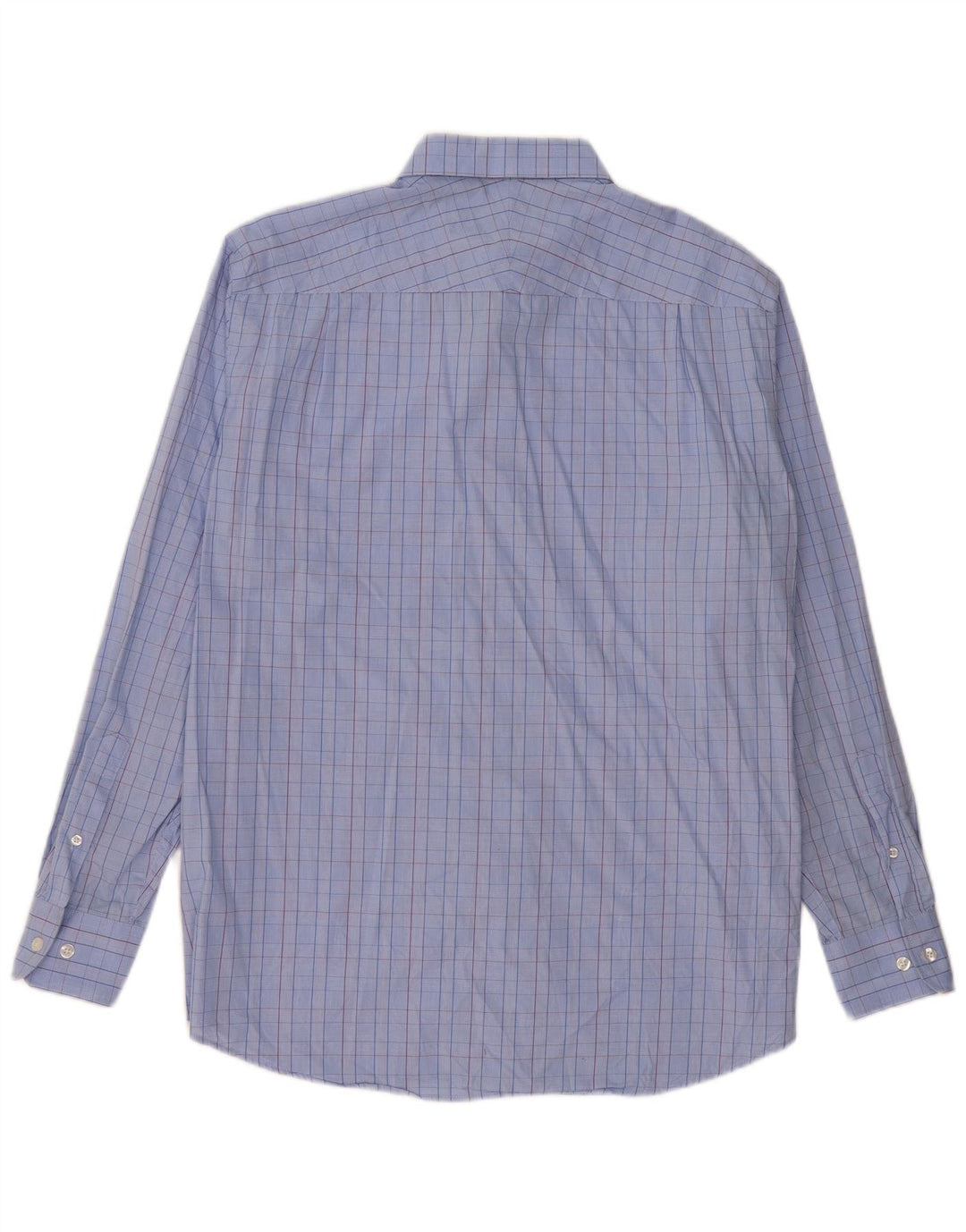 Nautica Chemise Homme Taille 16 1/2 Grand Coton à Carreaux Bleu