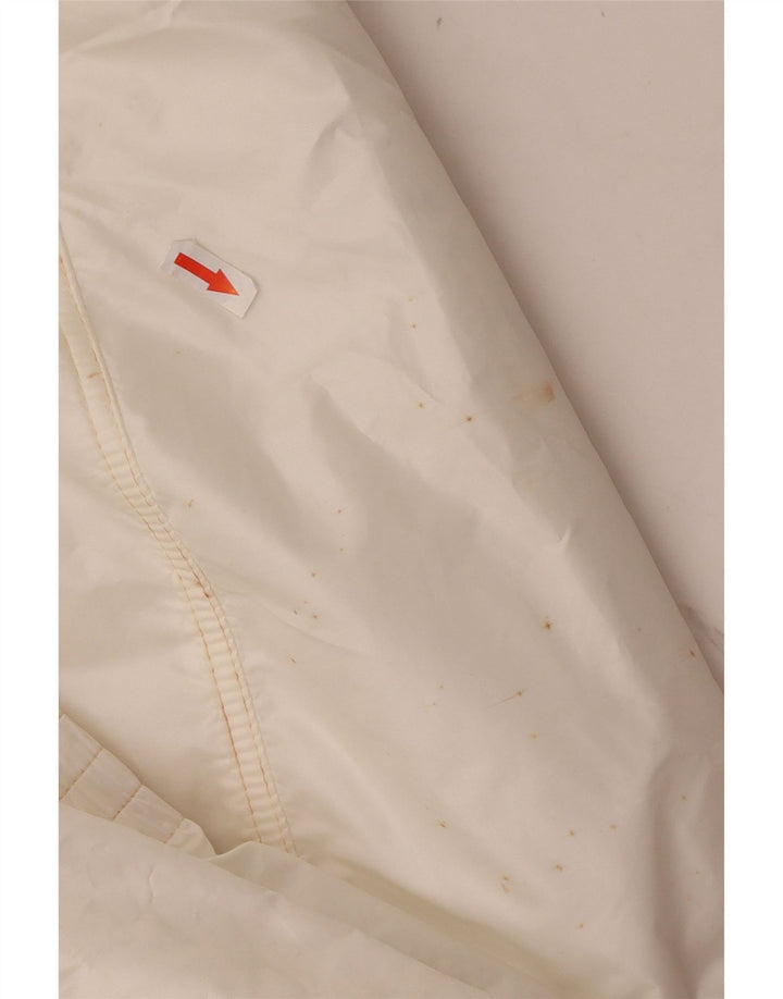 Luhta Veste matelassée coupe ample pour homme UK 42 Large Blanc Colorblock Polyester