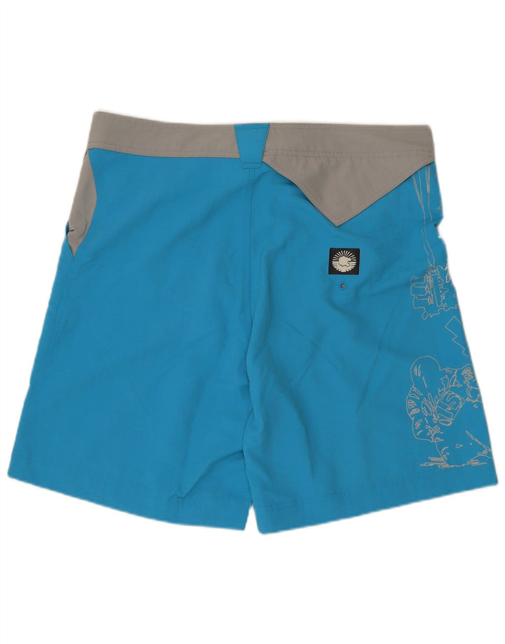 Puma Short de Bain Graphique Homme Large Bleu Polyester