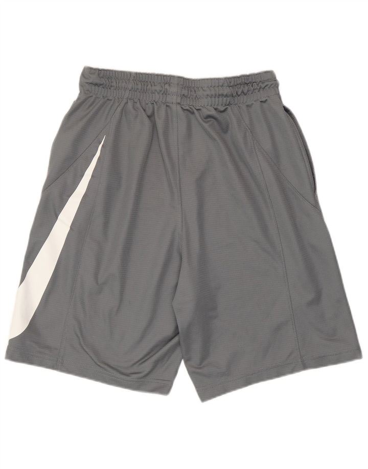 Short de sport Nike Dri Fit Graphic pour homme, gris moyen, en polyester