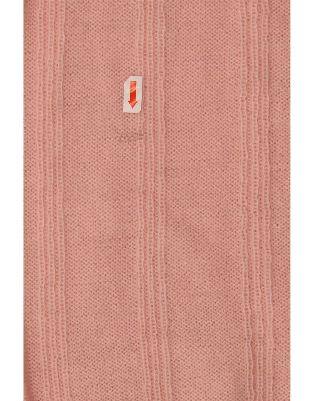 VINTAGE Pull col V femme UK 18 XL Rose