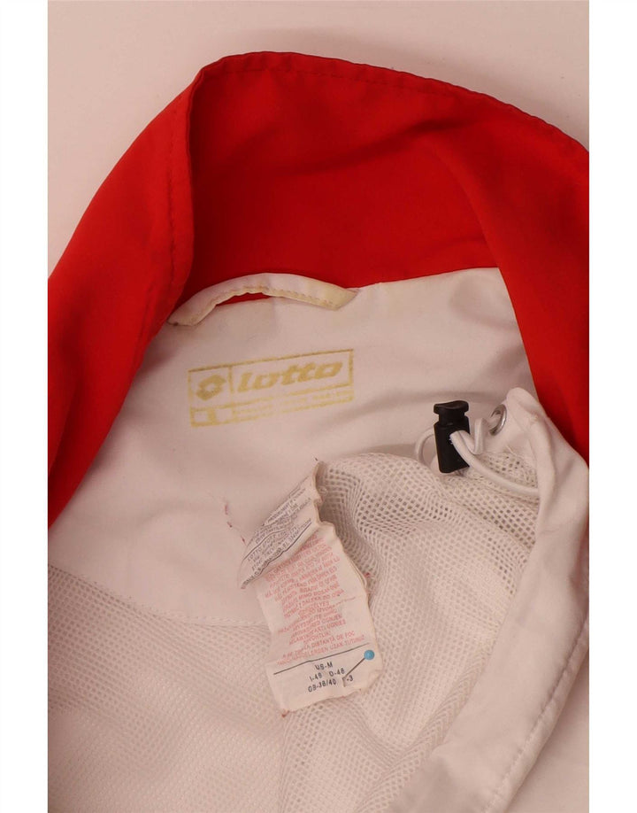 Lotto Veste de survêtement pour homme UK 38/40 Blanc moyen Polyester colour block