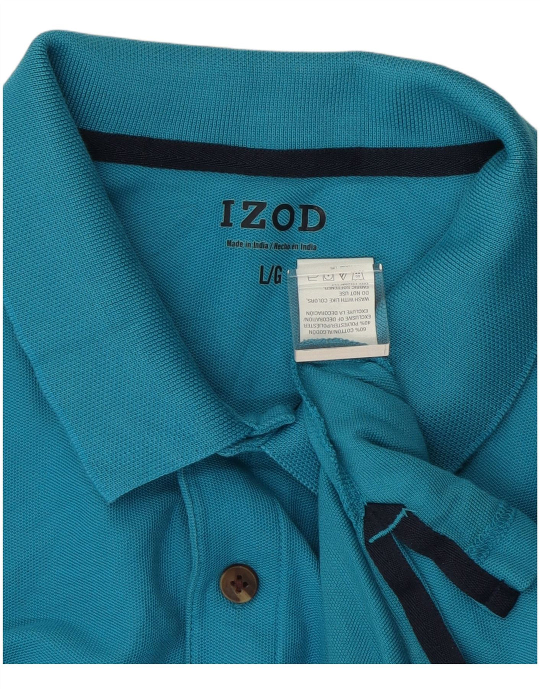 IZOD Polo Homme Grand Bleu Coton