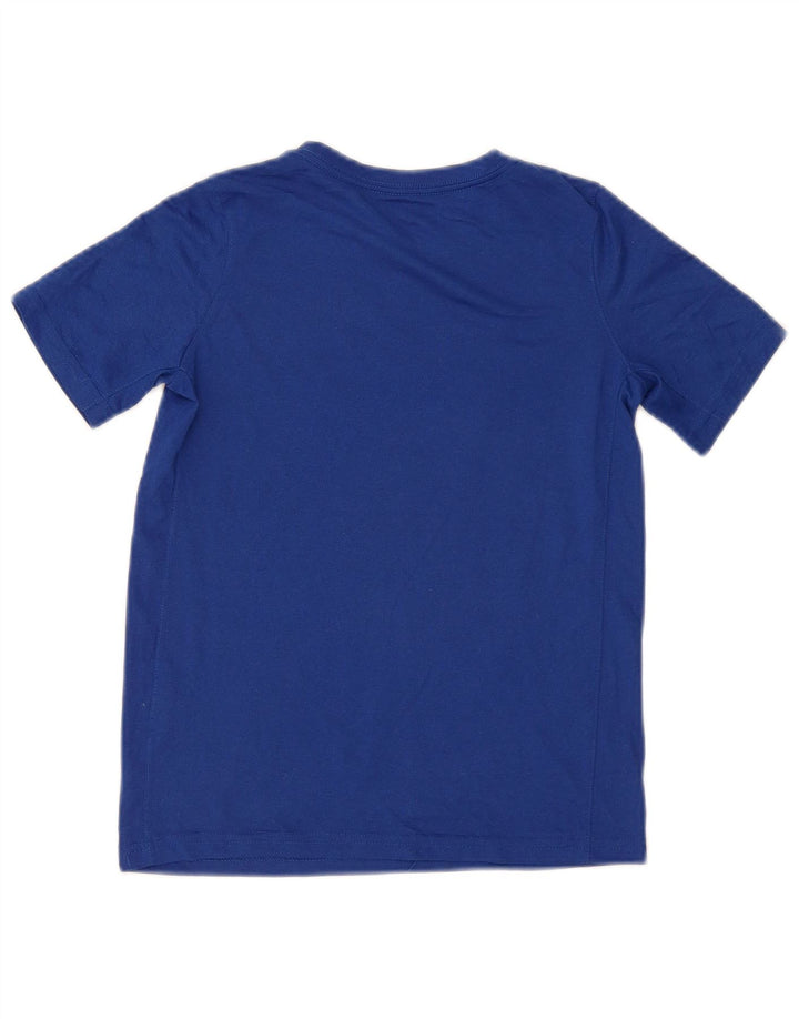 Nike Garçon Dri Fit Graphic T-Shirt Top 9-10 ans Bleu Polyester