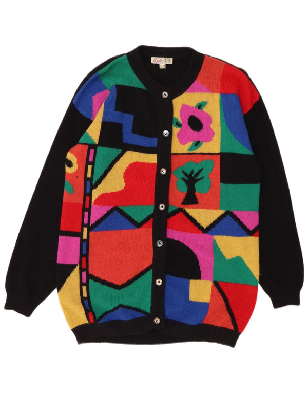 ADVANTAGE Pull Cardigan Oversize Femme EU 36 Petit Multicolore