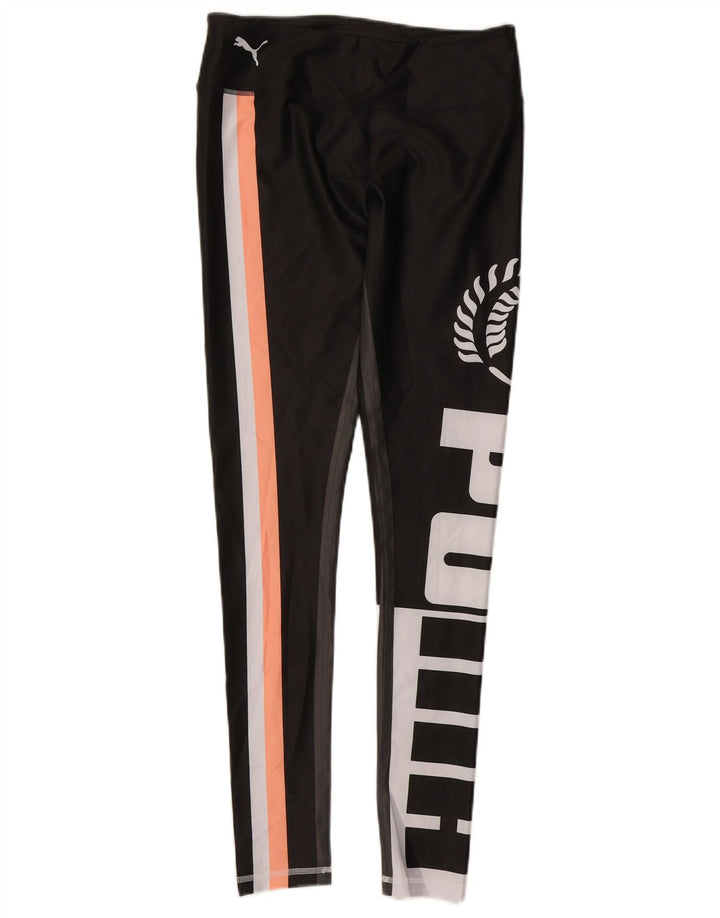 PUMA Legging graphique pour femme UK 42 Polyester color block noir moyen
