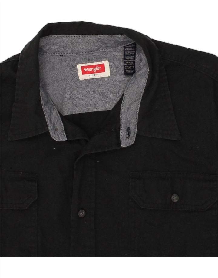 WRANGLER Chemise Homme 2XL Coton Noir