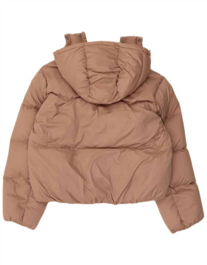 Levi's Veste matelassée surdimensionnée à capuche pour femme UK 10 Small Violet Polyester