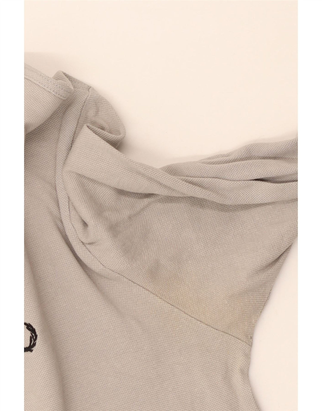 Fred Perry Polo à manches longues pour homme en coton gris moyen classique