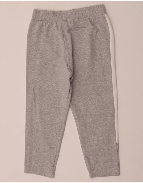 Puma Pantalon de survêtement pour femme UK 6 XS Gris Colorblock Cotton