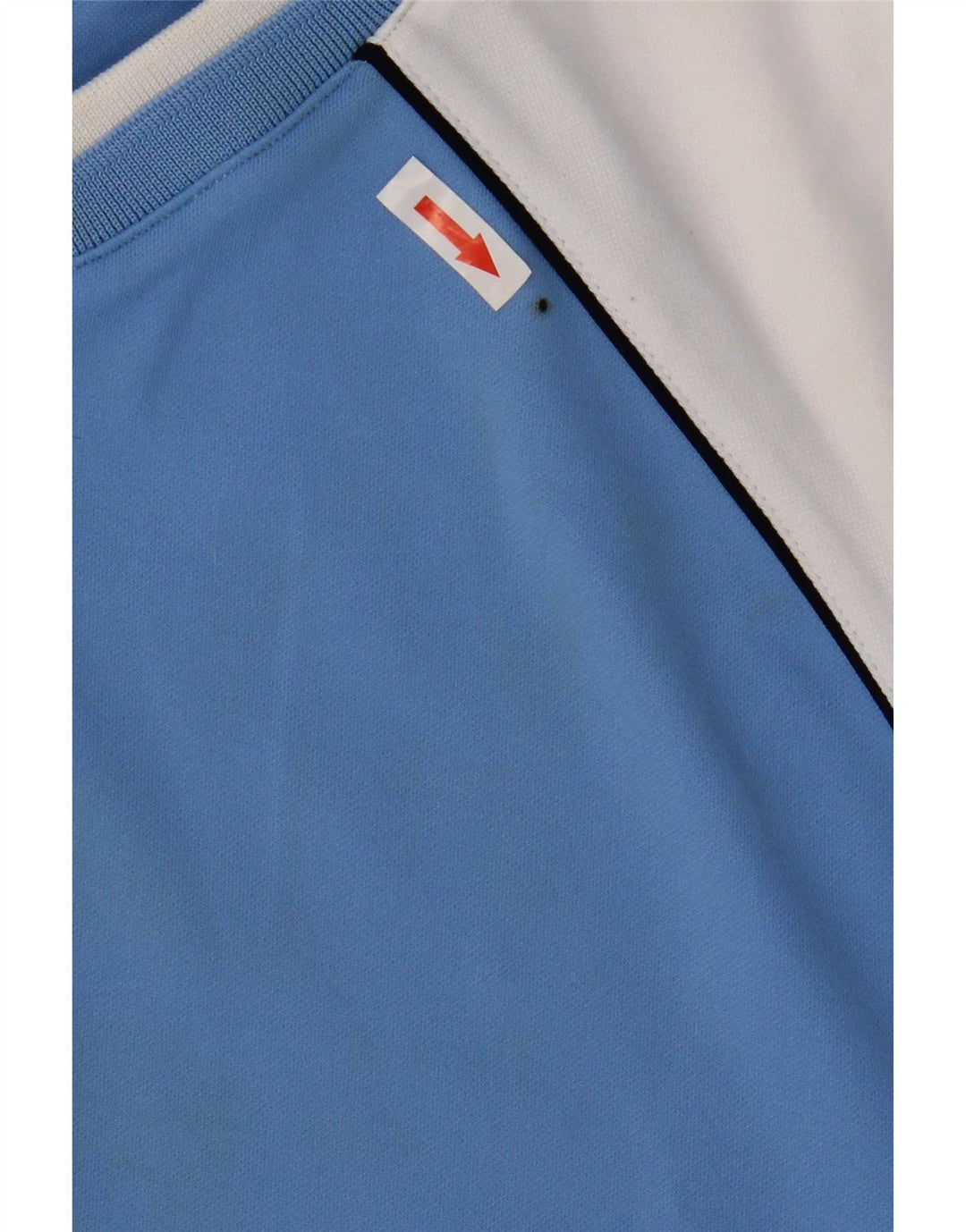 Asics T-Shirt Graphique Homme Bleu Moyen Polyester Colorblock
