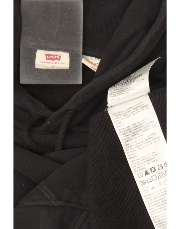 Levi's Pull à capuche pour homme en coton noir Small