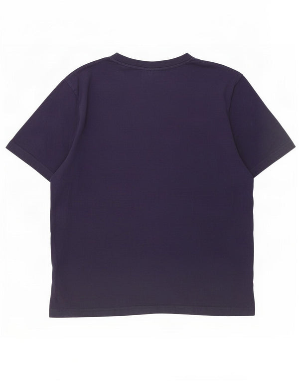 Kappa Homme Graphic T-Shirt Top XL Bleu Marine Coton