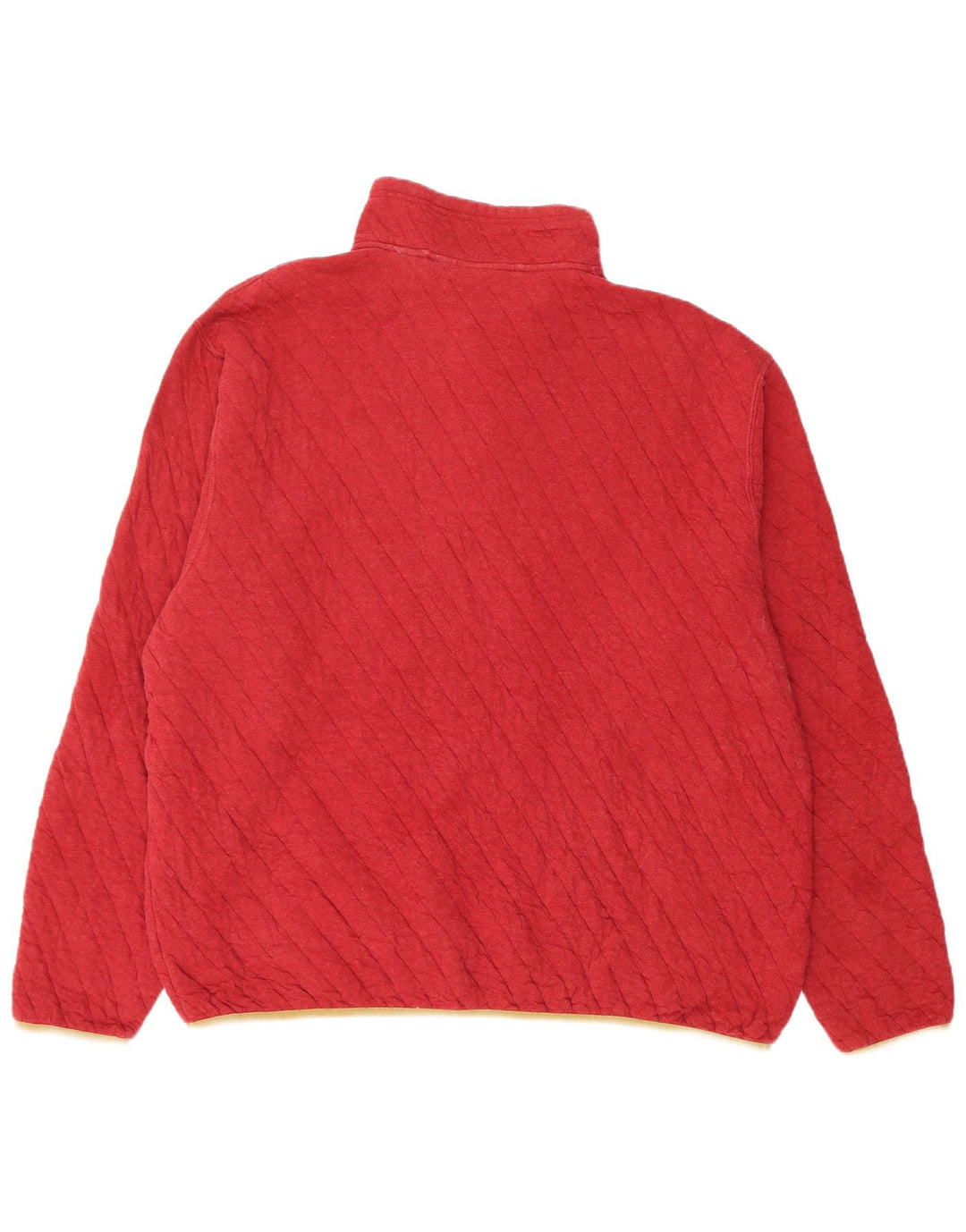 Orvis Sweat-shirt à col boutonné pour homme XL en coton rouge