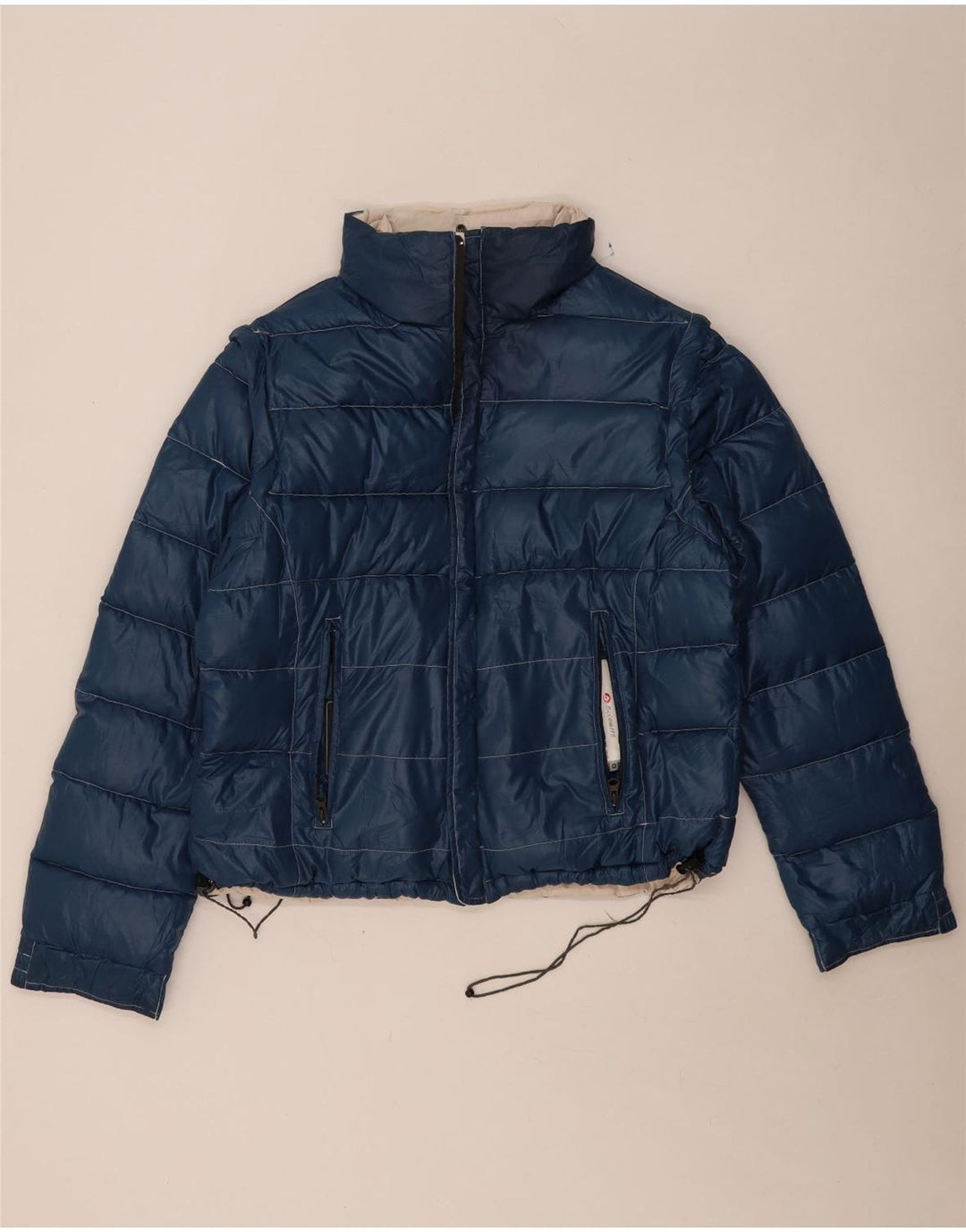 Dolomite Veste matelassée Crop Graphic pour femme UK 18 XL Bleu Colorblock
