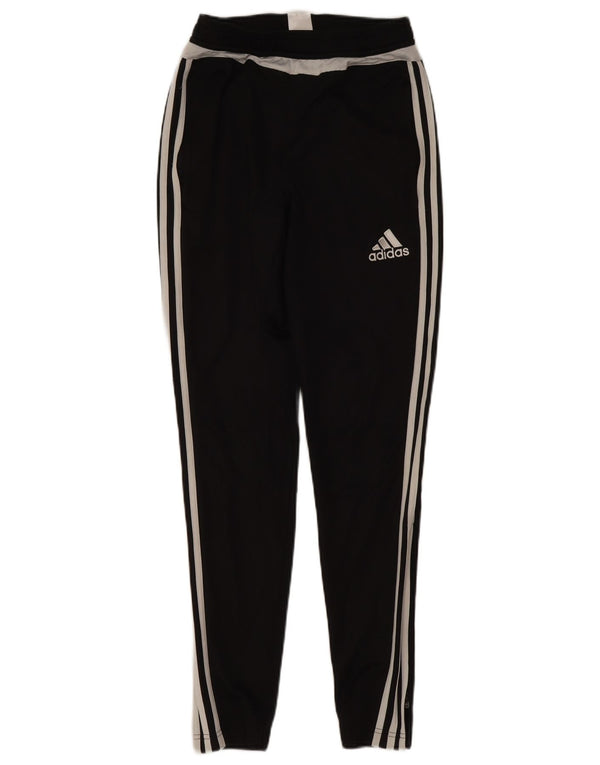 Adidas Pantalon de survêtement Climalite XS Noir Polyester Colorblock
