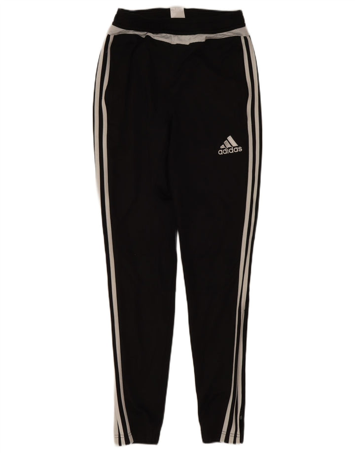 Adidas Pantalon de survêtement Climalite XS Noir Polyester Colorblock