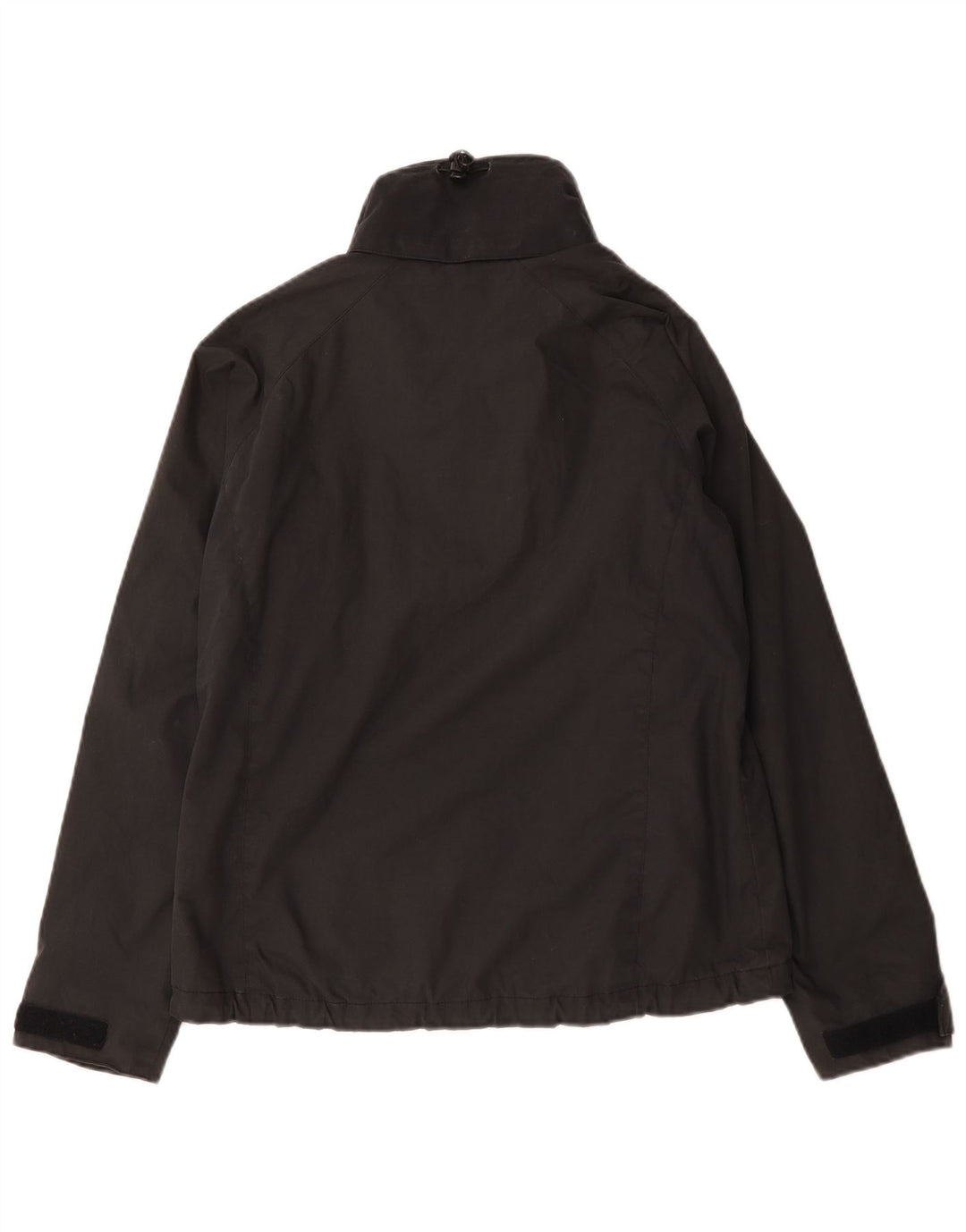 Jack Wolfskin Veste de Pluie Femme UK 12/14 Moyen Noir Polyester