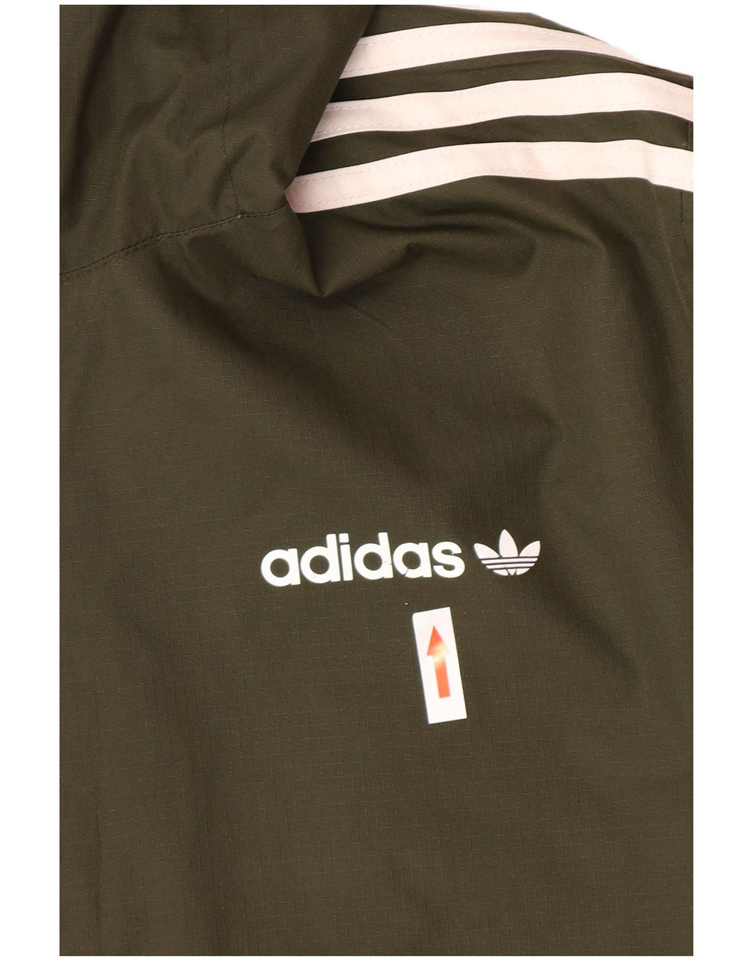 Adidas Veste réversible à capuche pour homme UK 36 Petit Kaki Polyester