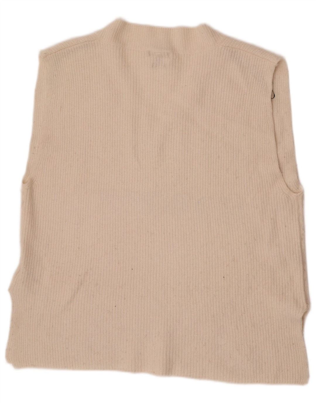 Massimo Dutti Womens Vest Top UK 14 Medium Off White Polyamide