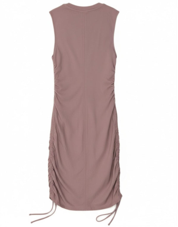 Zara Robe moulante sans manches pour femme UK 12 Violet moyen