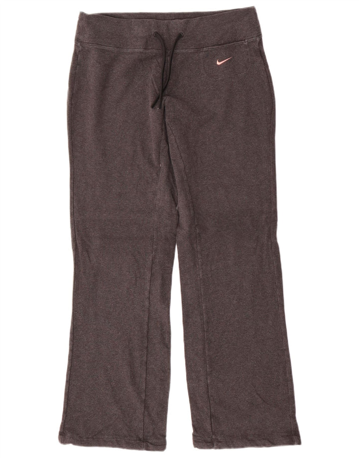 NIKE Pantalon de survêtement Dri Fit pour femme UK 14 Coton gris moyen