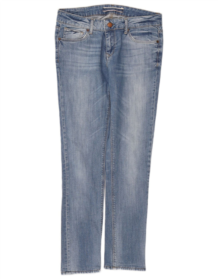 Zara Jean Slim Femme EU 40 Moyen W30 L29 Bleu Coton