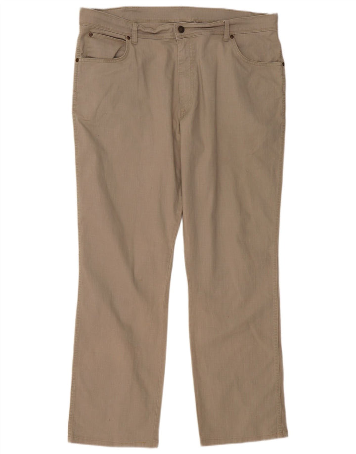 WRANGLER Pantalon décontracté droit coupe droite pour homme W40 L32 Coton beige