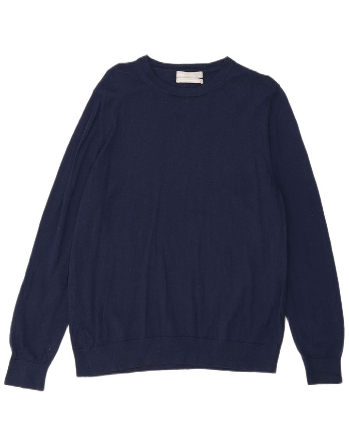 MARKS & SPENCER Pull col bateau pour femme UK 18 XL Bleu marine