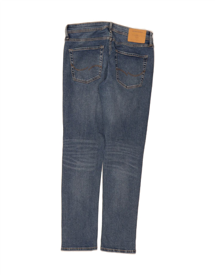 JACK & JONES Mens GLENN Slim Jeans W30 L32 Blue Cotton Vintage Jack & Jones and Second-Hand Jack & Jones from Messina Hembry 