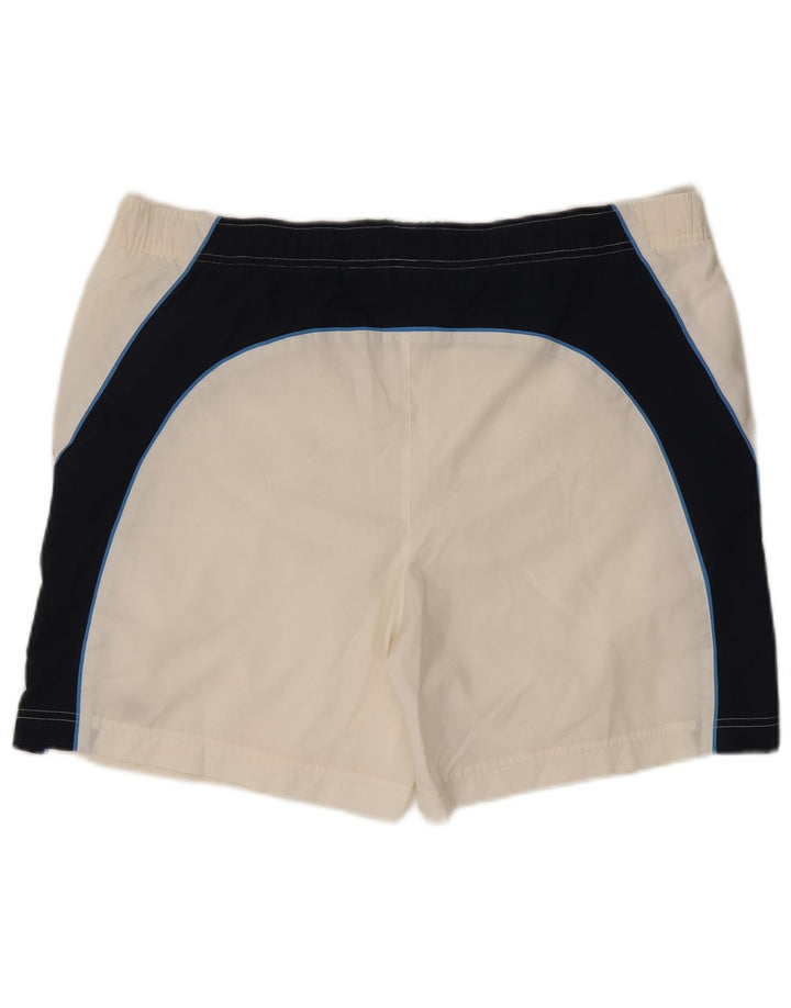 Nike Short de bain XL pour homme en polyester color block blanc