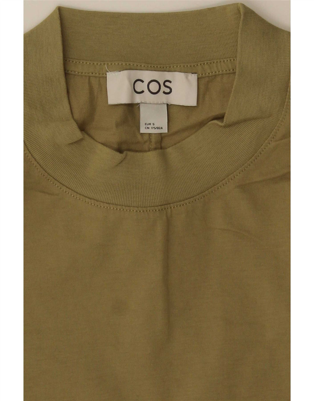 Cos T-Shirt Homme Haut Petit Kaki