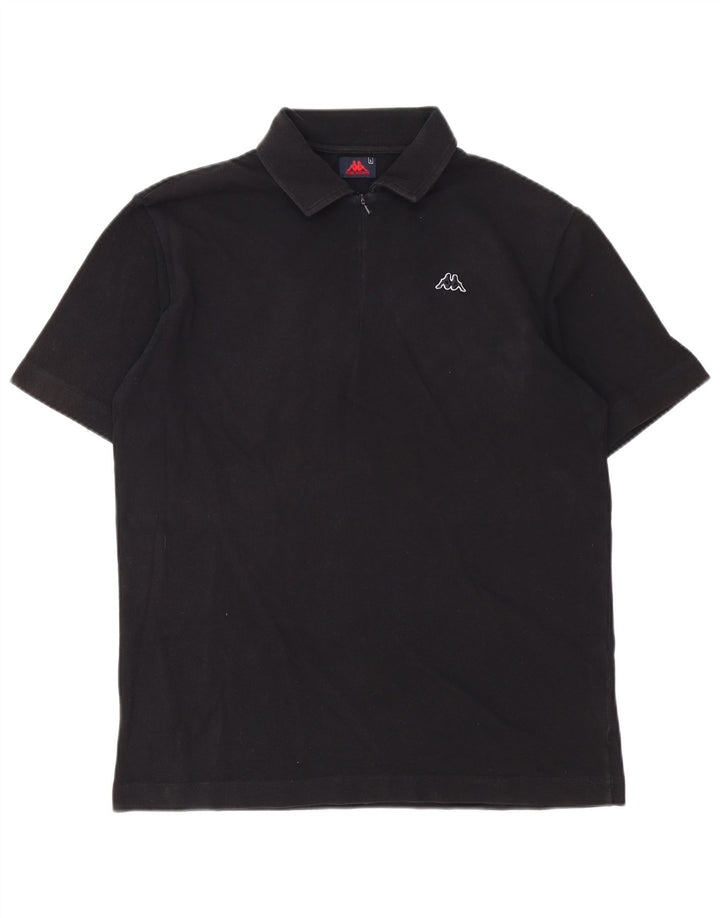 Kappa Polo Homme Grand Noir Coton