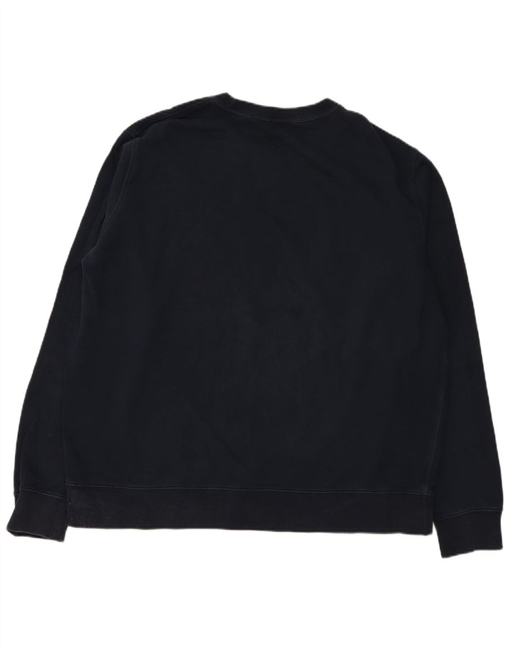 Marks & Spencer Sweat-shirt coupe classique pour homme en coton bleu marine 3XL
