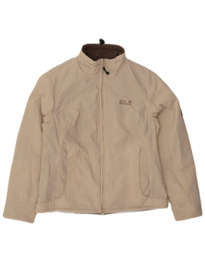 Jack Wolfskin Veste coupe-vent Sherpa pour femme UK 12/14 Medium Off White