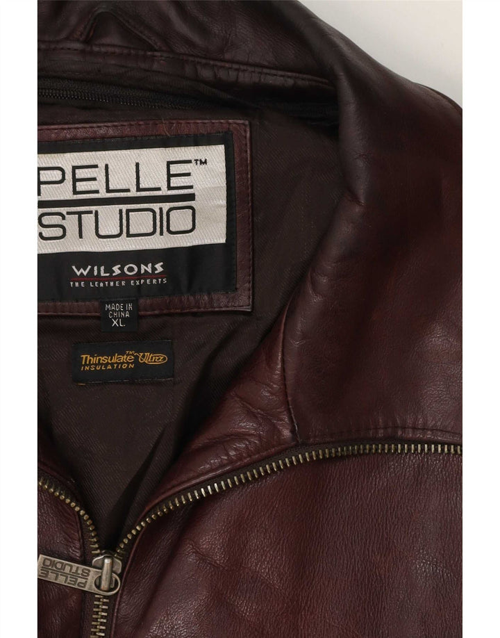 Wilsons Veste en cuir pour homme UK 42 XL Marron