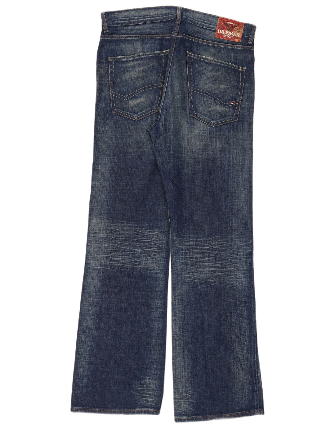 TOMMY HILFIGER Jean Droit Homme W34 L32 Bleu Coton