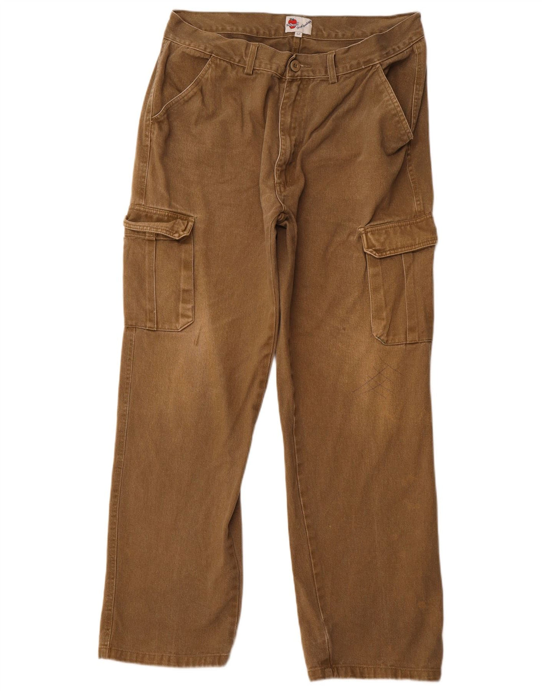 VINTAGE Pantalon cargo droit homme EU 52 XL W36 L30 Coton kaki