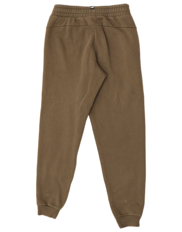 Puma Pantalon de Survêtement Fille 13-14 ans Kaki Coton