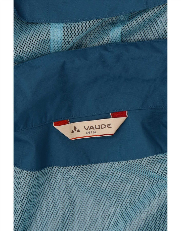 Vaude Veste de pluie à capuche pour femme EU 44 XL Bleu