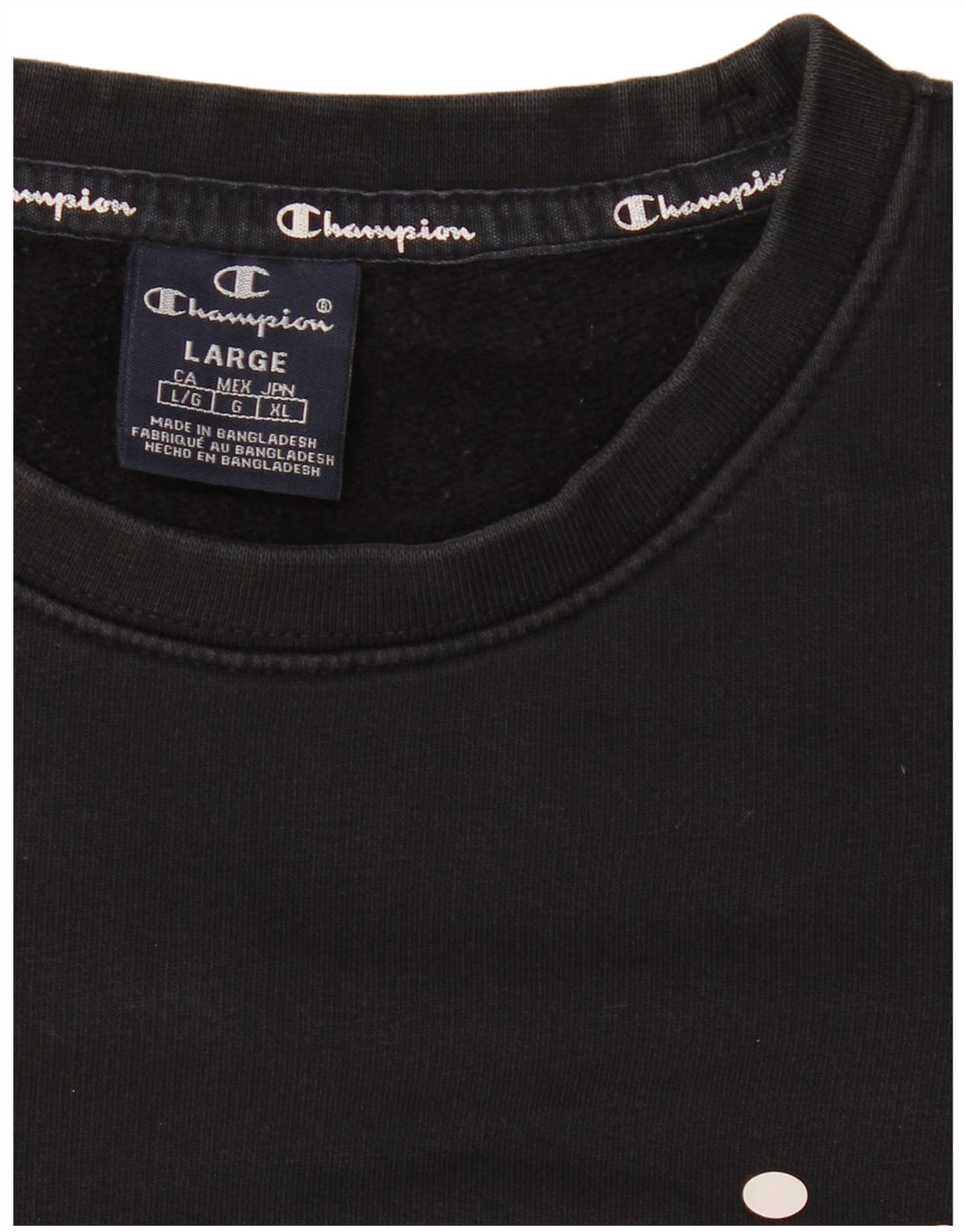 CHAMPION Sweat-Shirt Graphique Homme Grand Bleu Marine Coton
